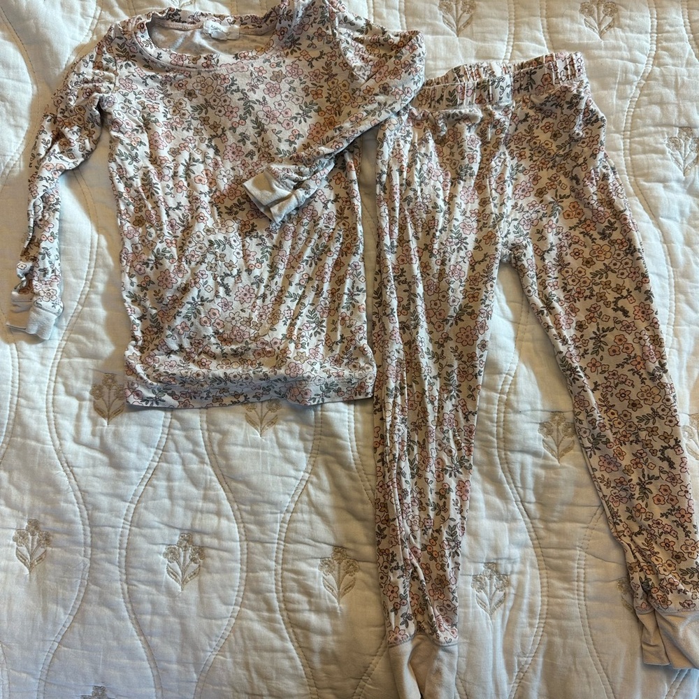 Angel Dear Floral Pajama Set